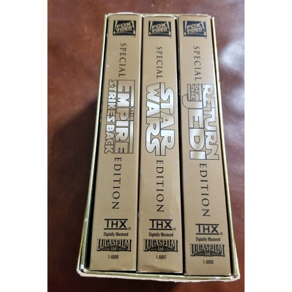 Star Wars Trilogy (VHS 1997,Special Edition)Star Wars,Empire and Return of Jedi. - Picture 2 of 2